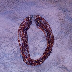 Elegant Multistrand Beaded Necklace
